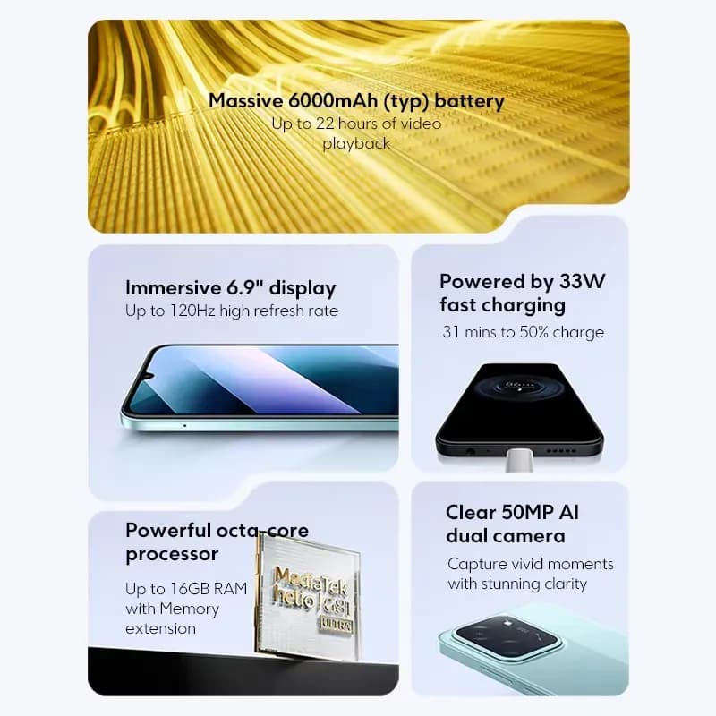 POCO C85 Global Version pametni telefon - 3
