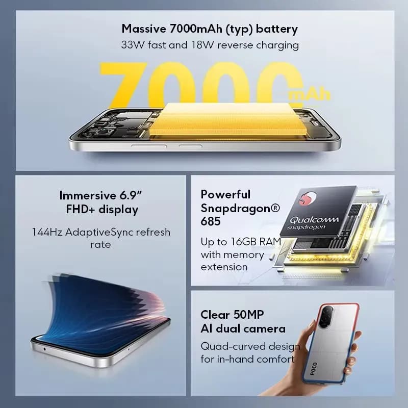 POCO M7 Global Version pametni telefon - 3