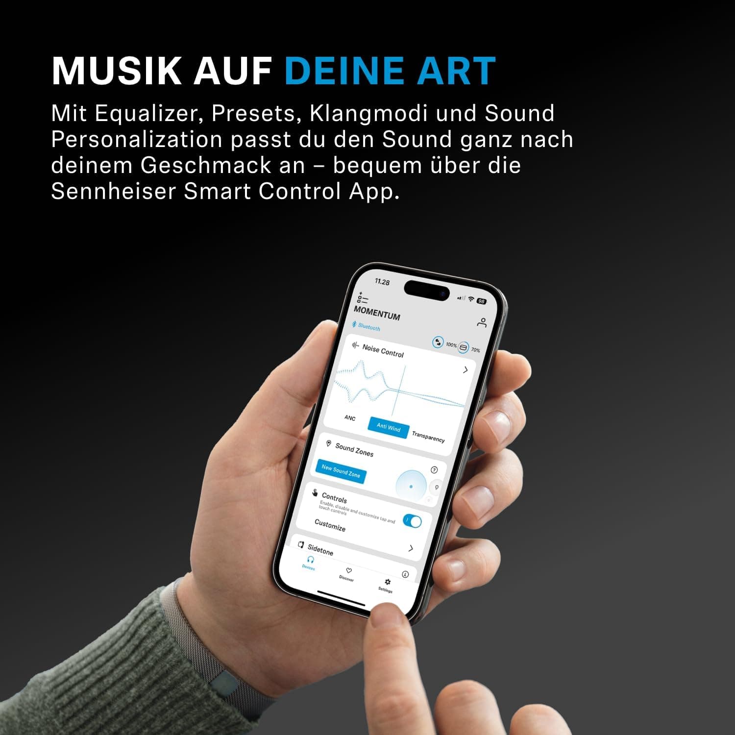 Sennheiser Momentum 4 Wireless slušalice - 8