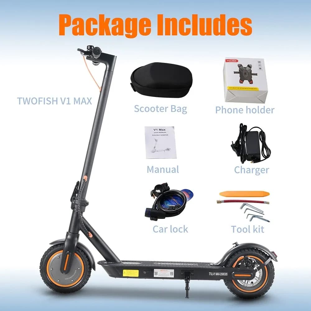 TWOFISH V1 MAX električni romobil 400W 36V 10.4Ah 20KMH - 7