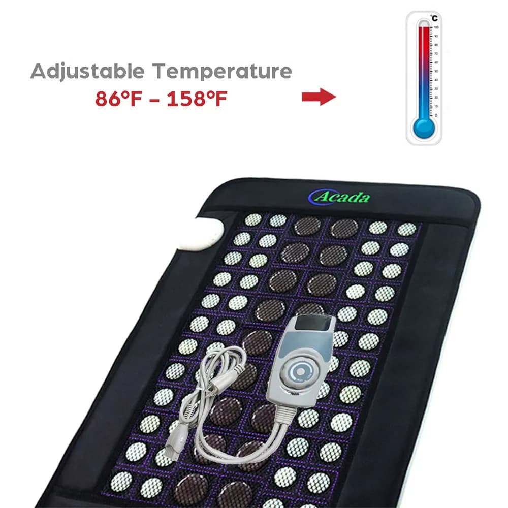 Acada Far Infrared Heating Pad Jade & Tourmaline 80x55 - 5
