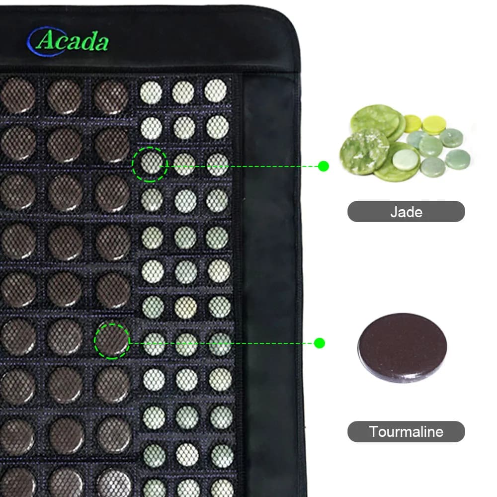 Acada Far Infrared Heating Pad Jade & Tourmaline 80x55 - 6