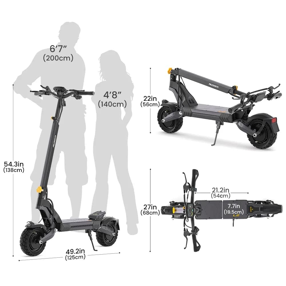 Ausom L2 Max Dual Motor električni romobil - 6
