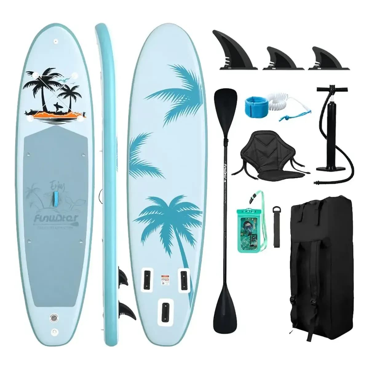 FunWater napuhavajuća SUP daska sa stolicom - 1