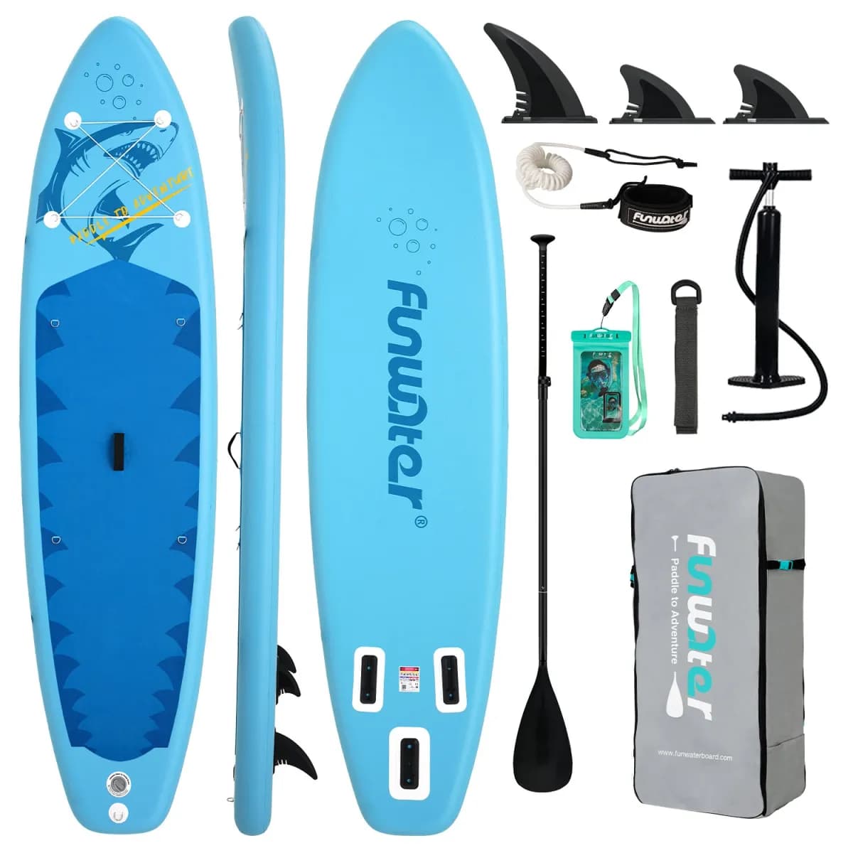 FunWater Solo Adventure 2+1 napuhavana SUP daska - 2