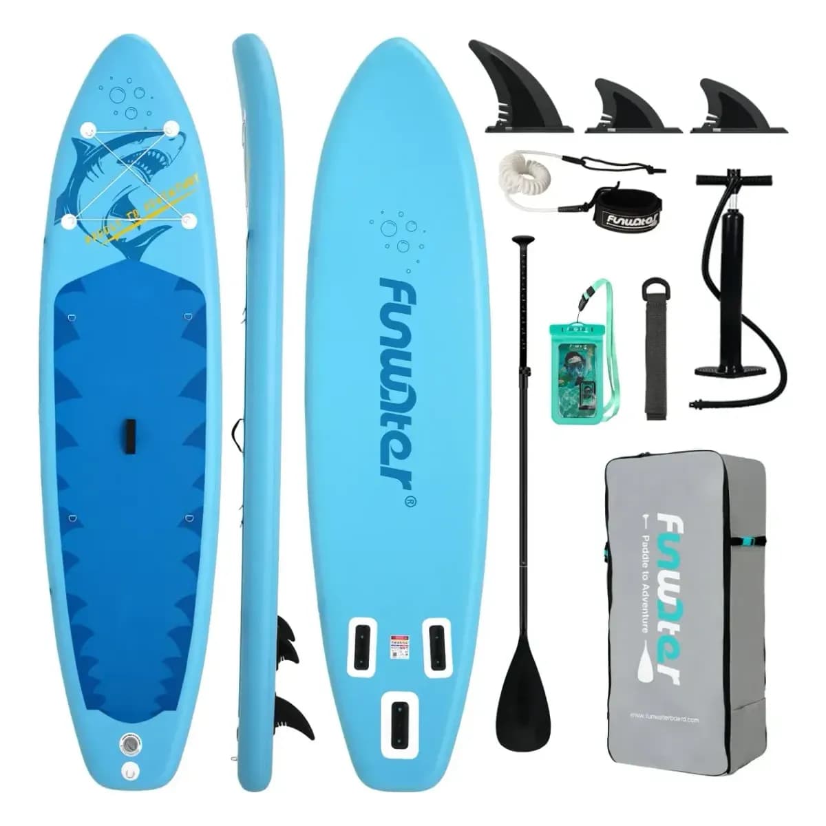 FunWater Solo Adventure 2+1 napuhavana SUP daska - 1