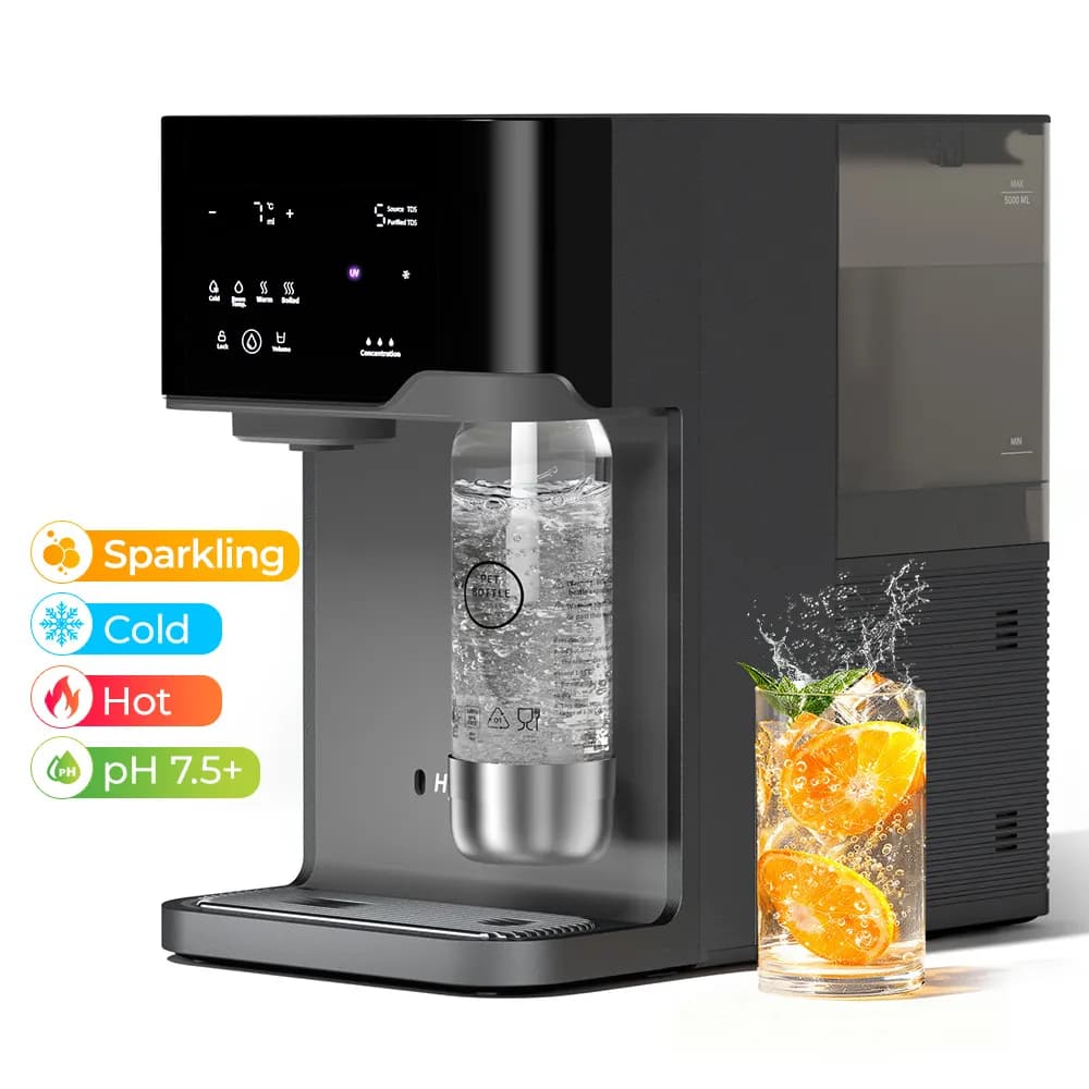 Hydrofast C300 RO Countertop pročistač vode – Iced & Sparkling Water, 6-Stage RO, UV Sterilization - 4