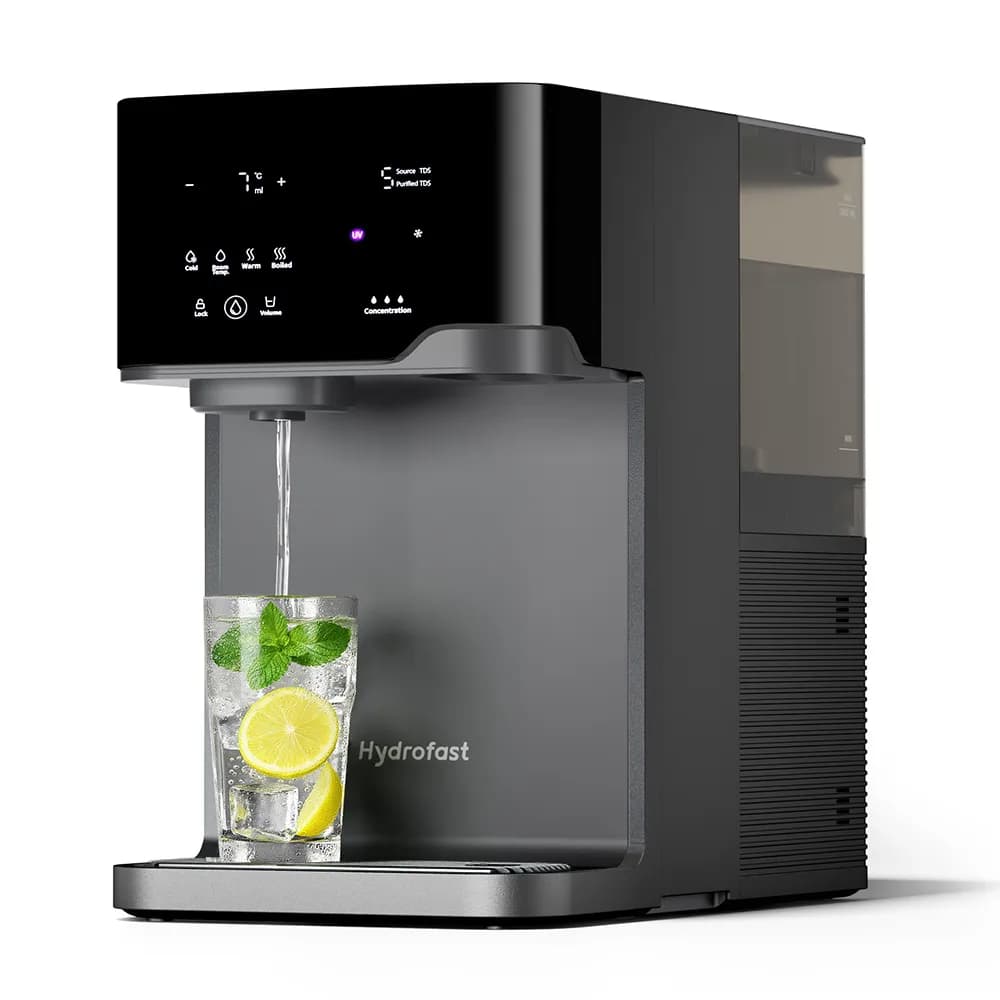 Hydrofast C300 RO Countertop pročistač vode – Iced & Sparkling Water, 6-Stage RO, UV Sterilization - 5