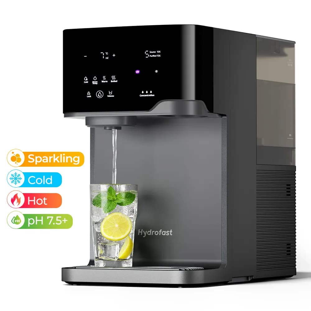 Hydrofast C300 RO Countertop pročistač vode – Iced & Sparkling Water, 6-Stage RO, UV Sterilization - 6