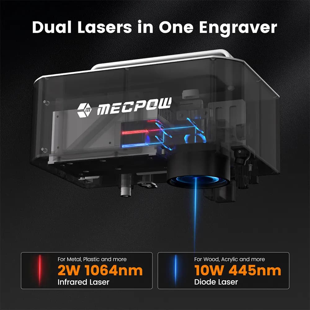 Mecpow X1 2W IR 10W Diode Laser with Slide Extension - 7
