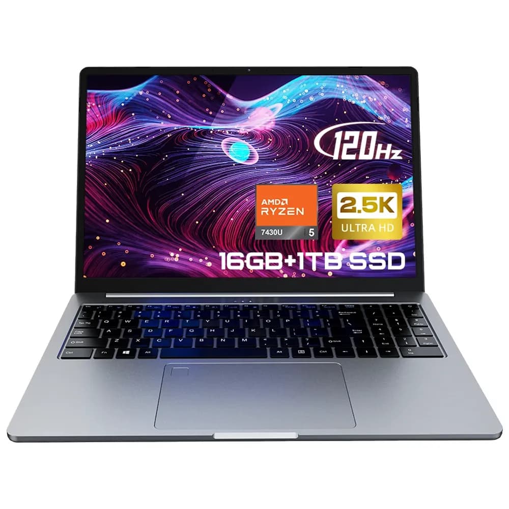 Ninkear A15 Pro prijenosnik 120Hz 2.5K 16 Inch AMD Ryzen 5 7430U 16GB DDR4 1TB SSD Windows 11 - 1