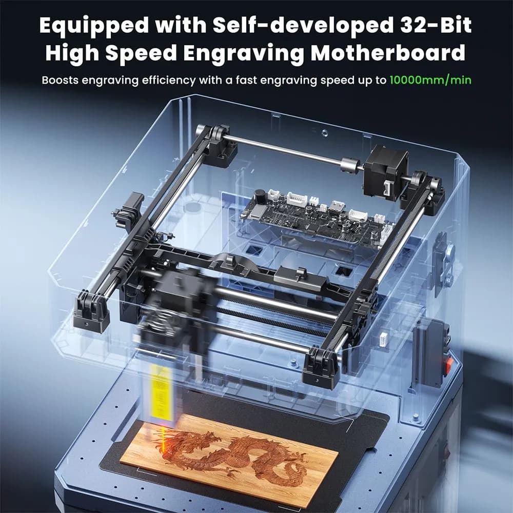 SCULPFUN iCube Ultra 12W laserski graver - 7