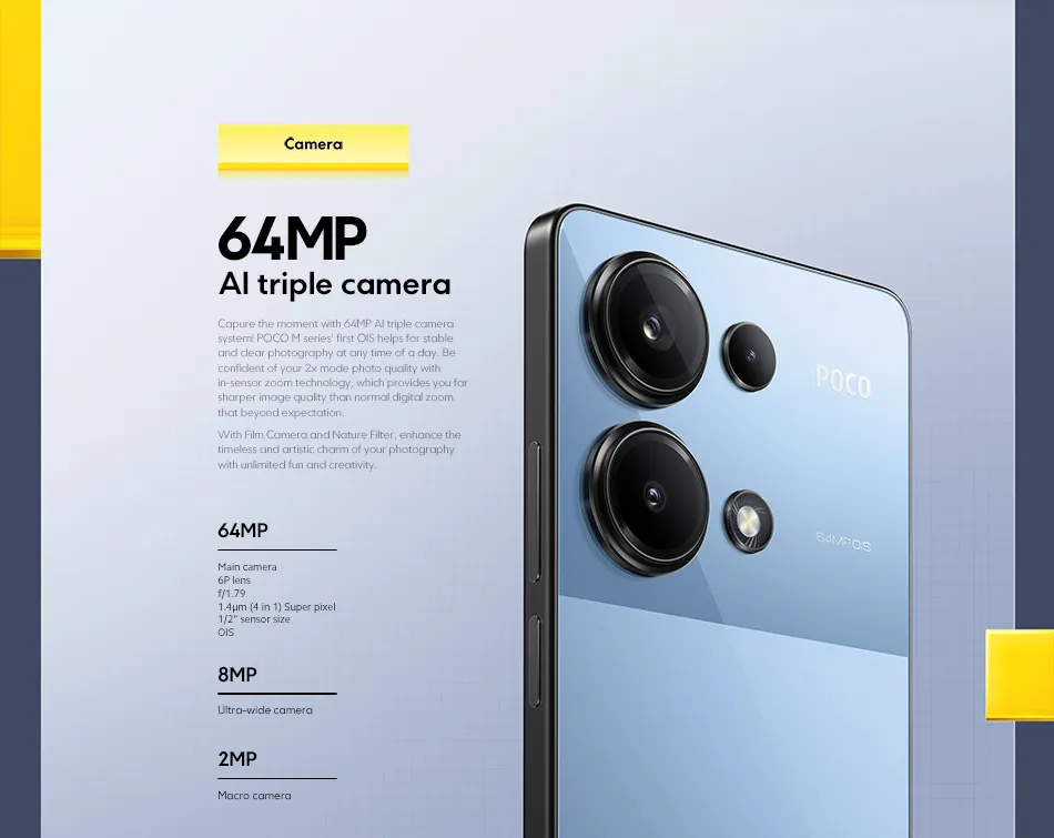 POCO M6 Pro - Kamera