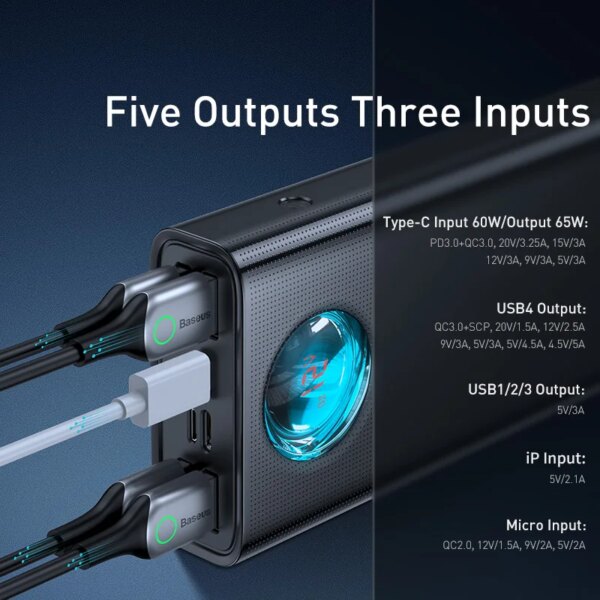 Baseus 65W Power Bank 30000mAh