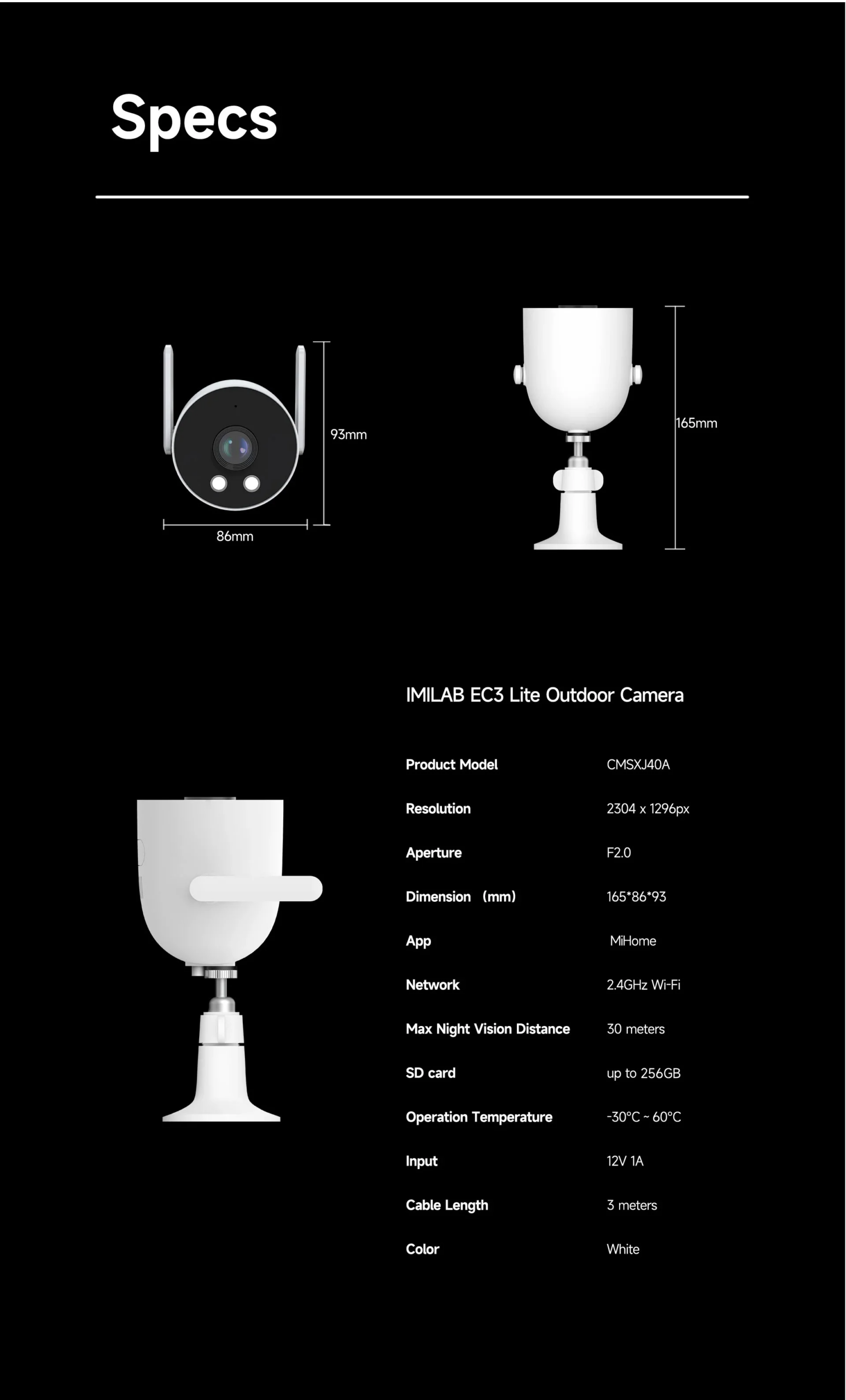 IMILAB EC3 Lite Camera