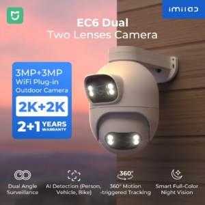IMILAB EC6 Dual 360° PTZ Outdoor Camera