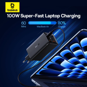 Baseus 100W GaN USB-C punjač za MacBook Pro i iPhone - 2