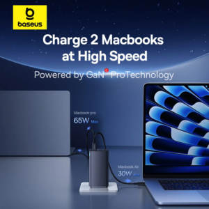 Baseus 100W GaN USB-C punjač za MacBook Pro i iPhone - 3